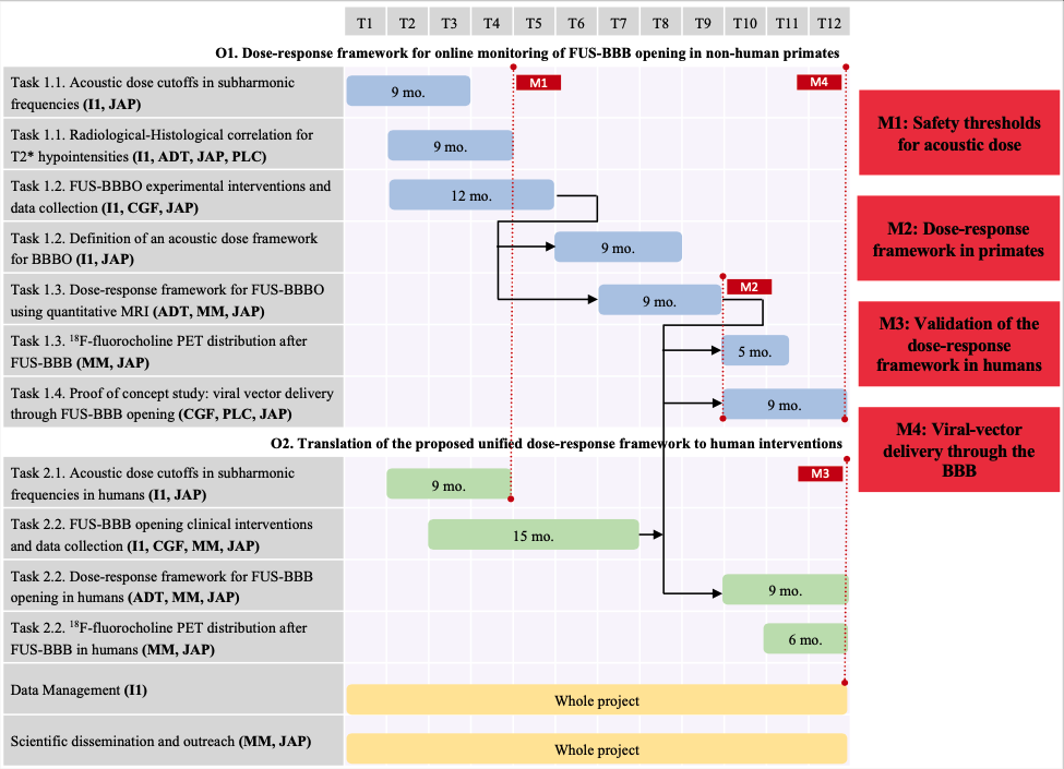 DREAM-ON-FUS timeline